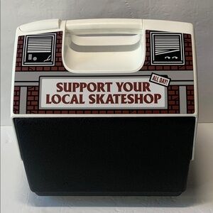 Igloo 7 Qt Playmate Cooler Skate Shop Brown Special Edition NWT